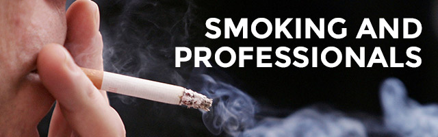 吸烟与专业人士