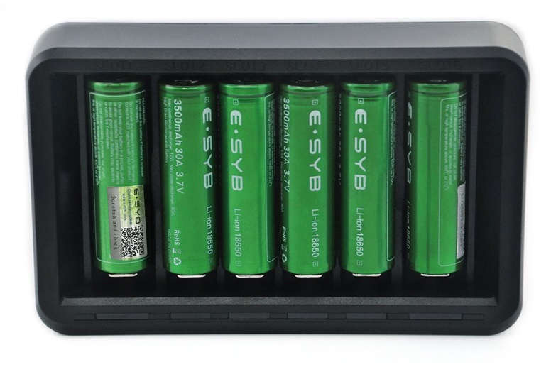 ESYB S6 6托架Vape电池充电器图像