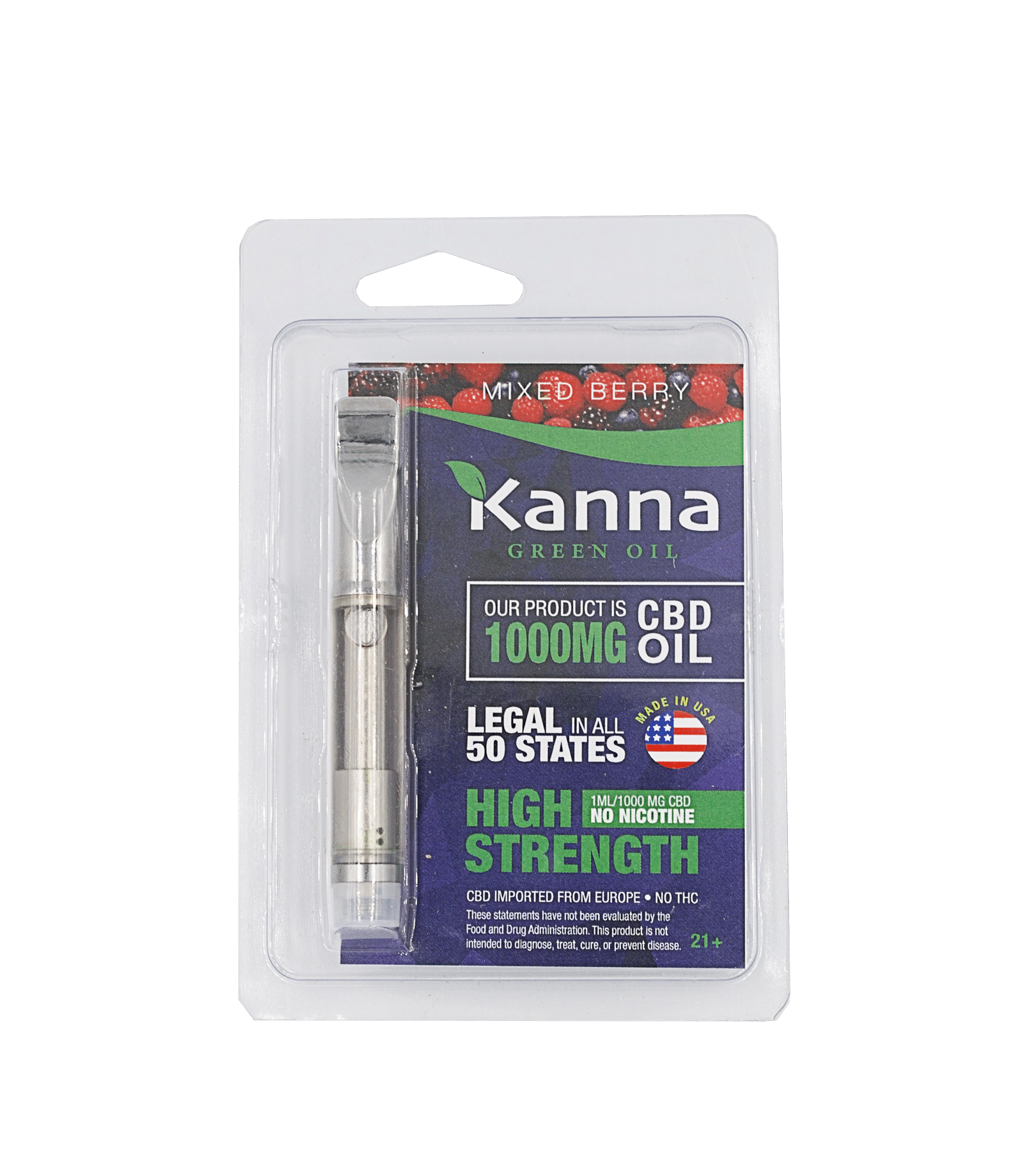 Kanna CBD墨盒（1000mg）图像