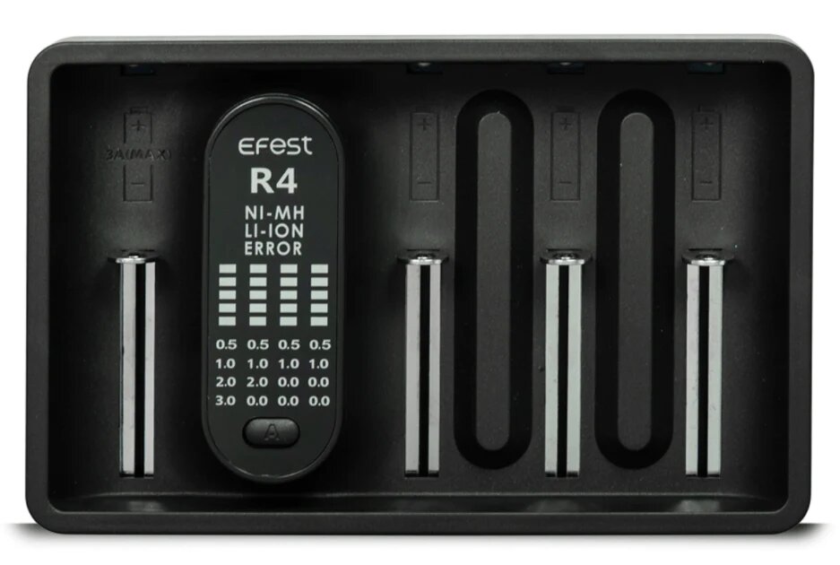 Efest iMate R4智能QC 4电池充电器
