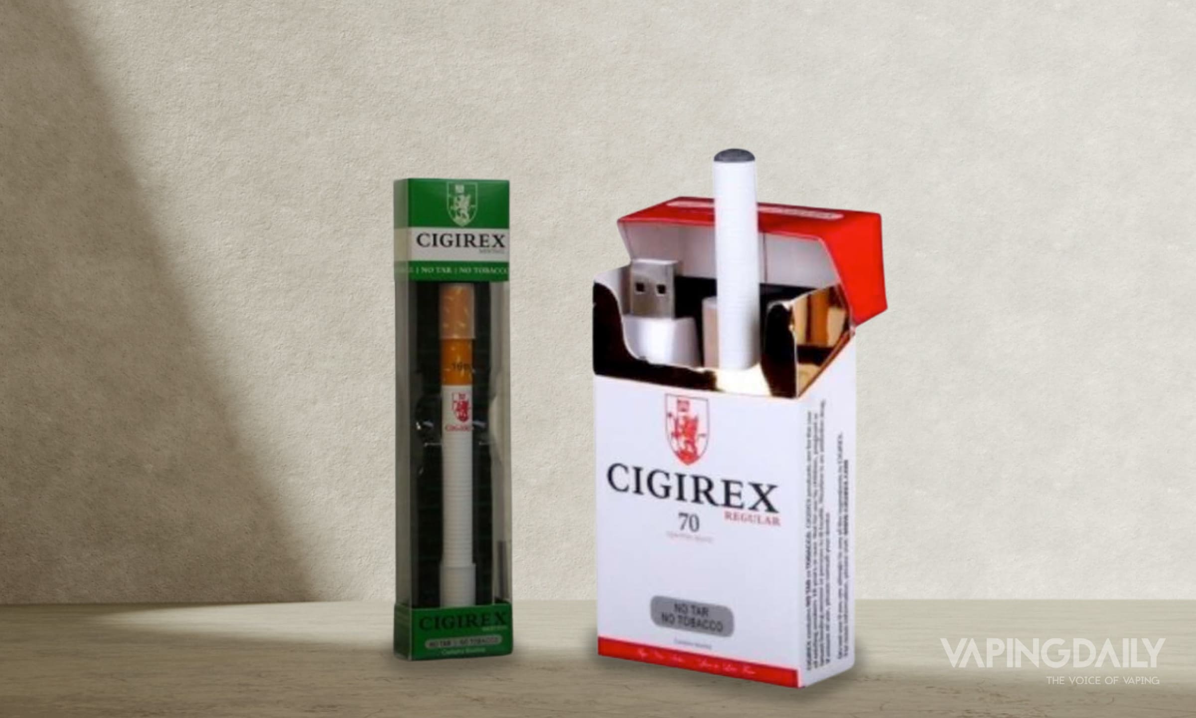 Cigirex E-Cigs复习就像真正的香烟